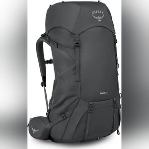 OSPREY | NWT Men's Rook 65L Backpack | Dark Charcoal/Silver Lining